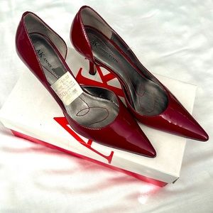 Anne Klein dark red heels